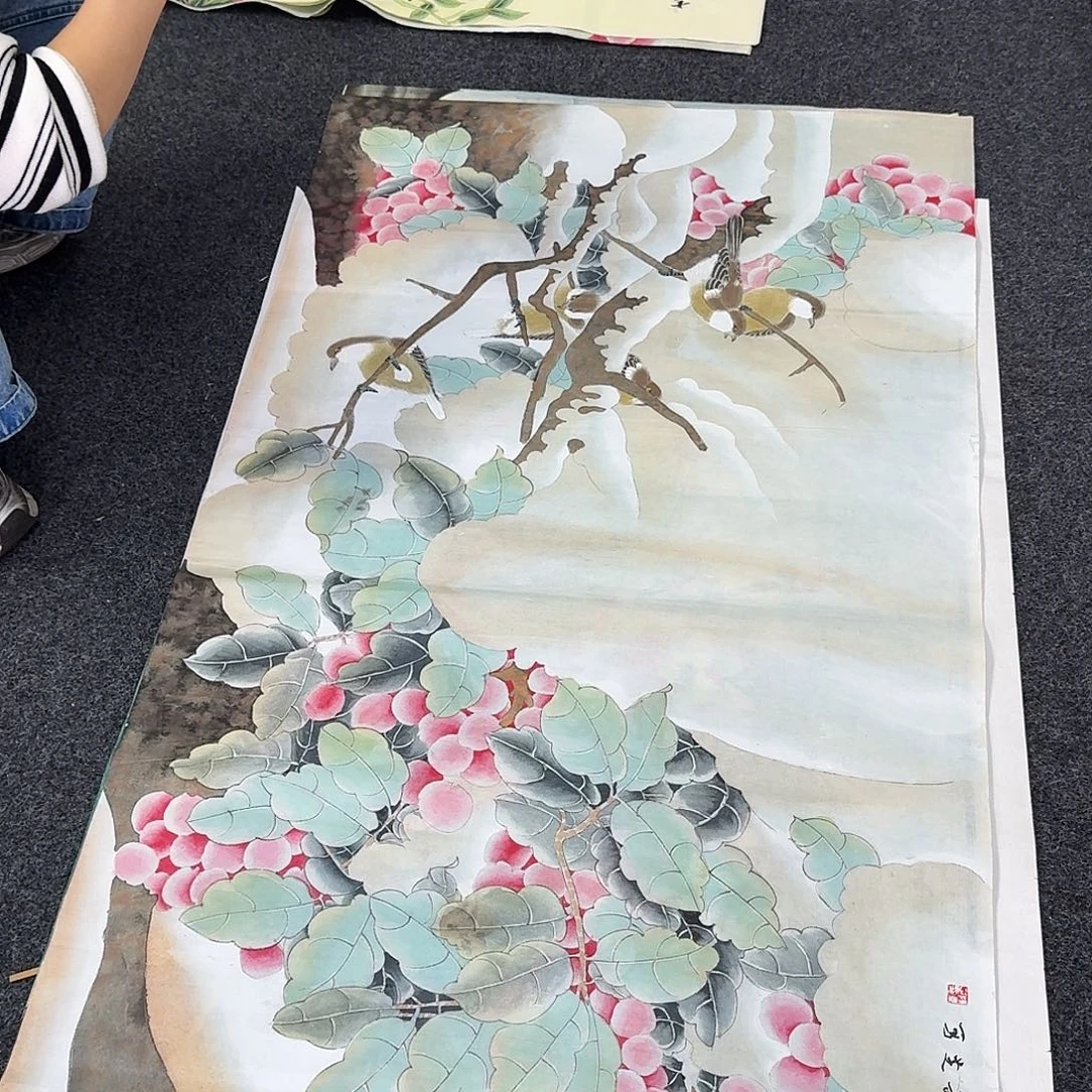 纯手绘国画作品作品