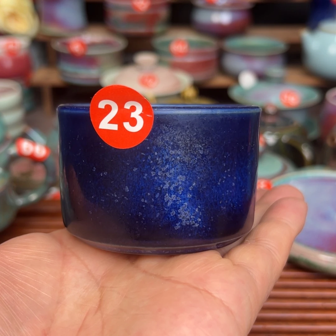 手工制作钧窑茶器