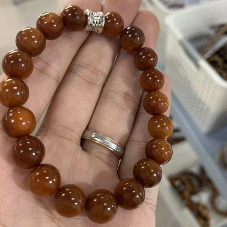 编号3992号太行崖柏单圈手串1.0尺寸