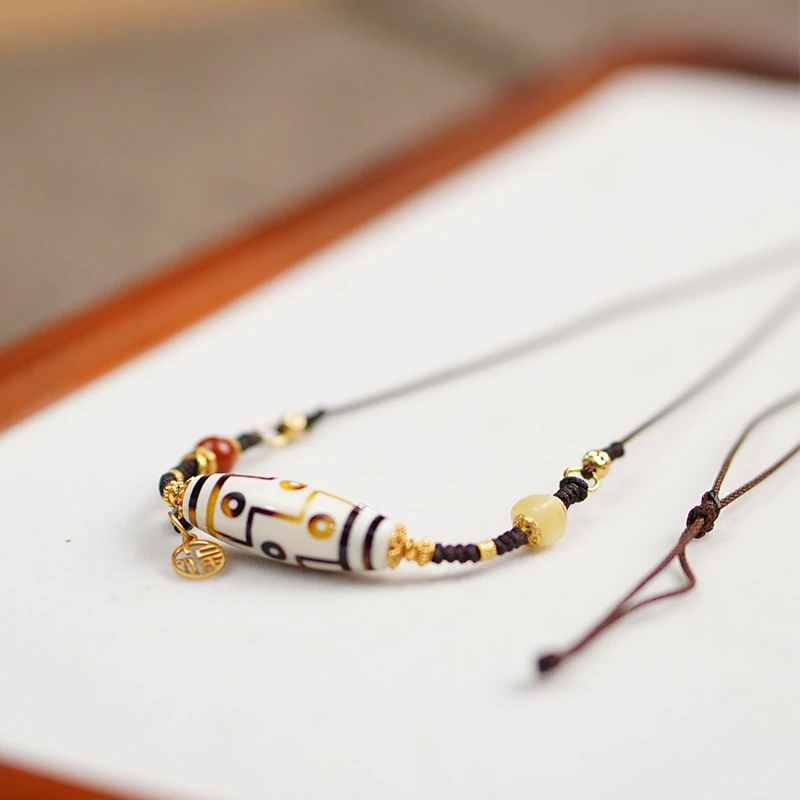 【浮春绘】猛犸牙手工原创简约小众气质百搭项链多样性发一