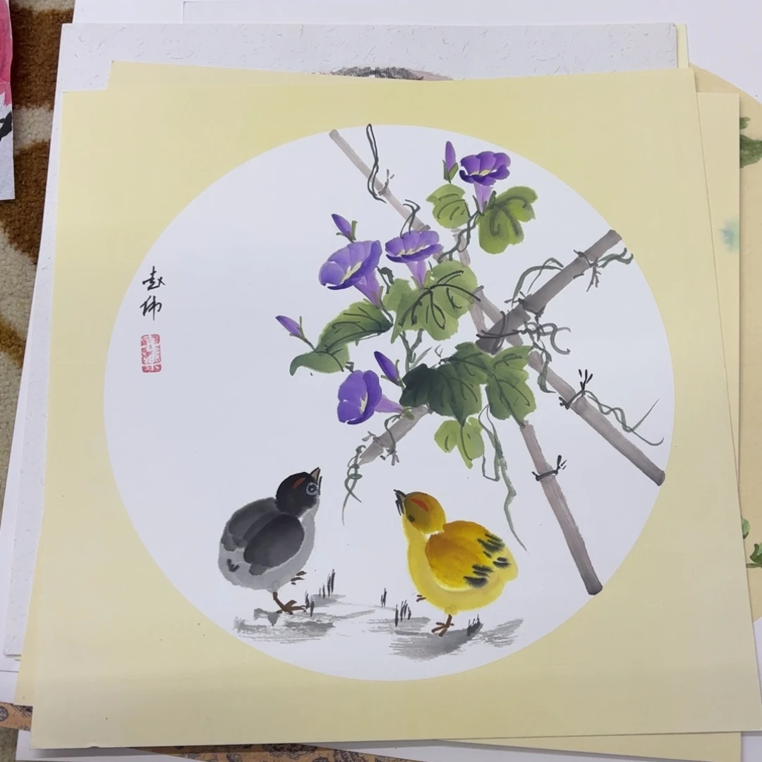 国画国画老师作品刘