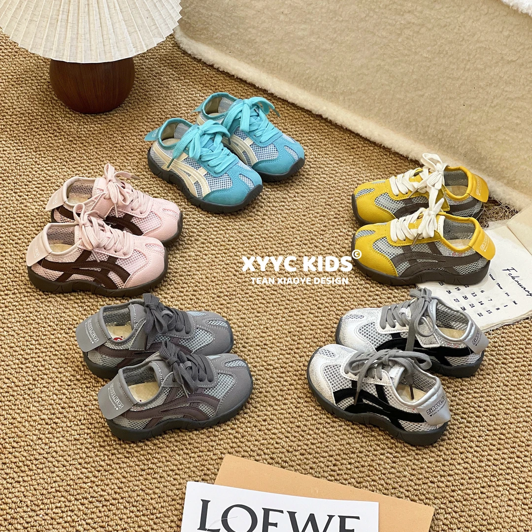 【现货特价!!】夏季透网休闲防滑儿童运动休闲网鞋女童男童机能鞋