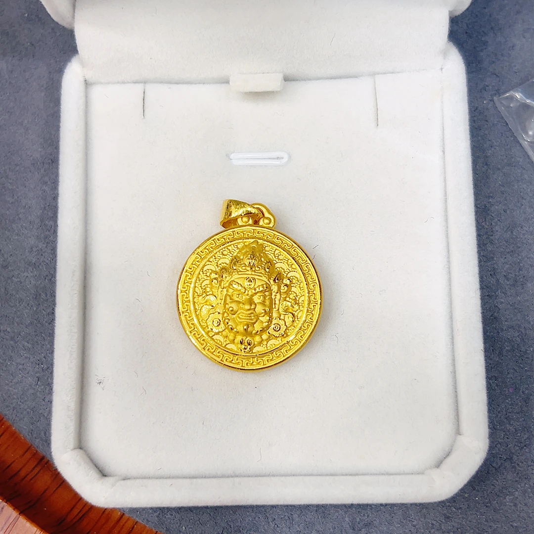 足金999财神吊坠一个