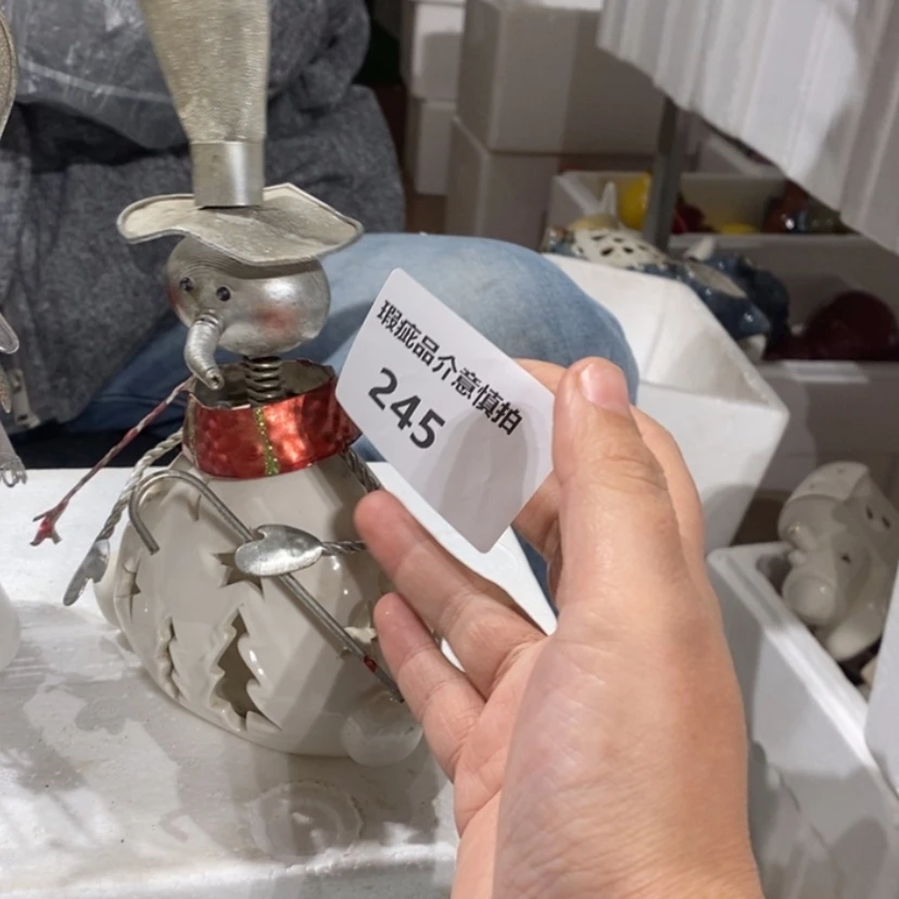 【闪购商品】摆件大**茶陶瓷摆件瑕疵特卖