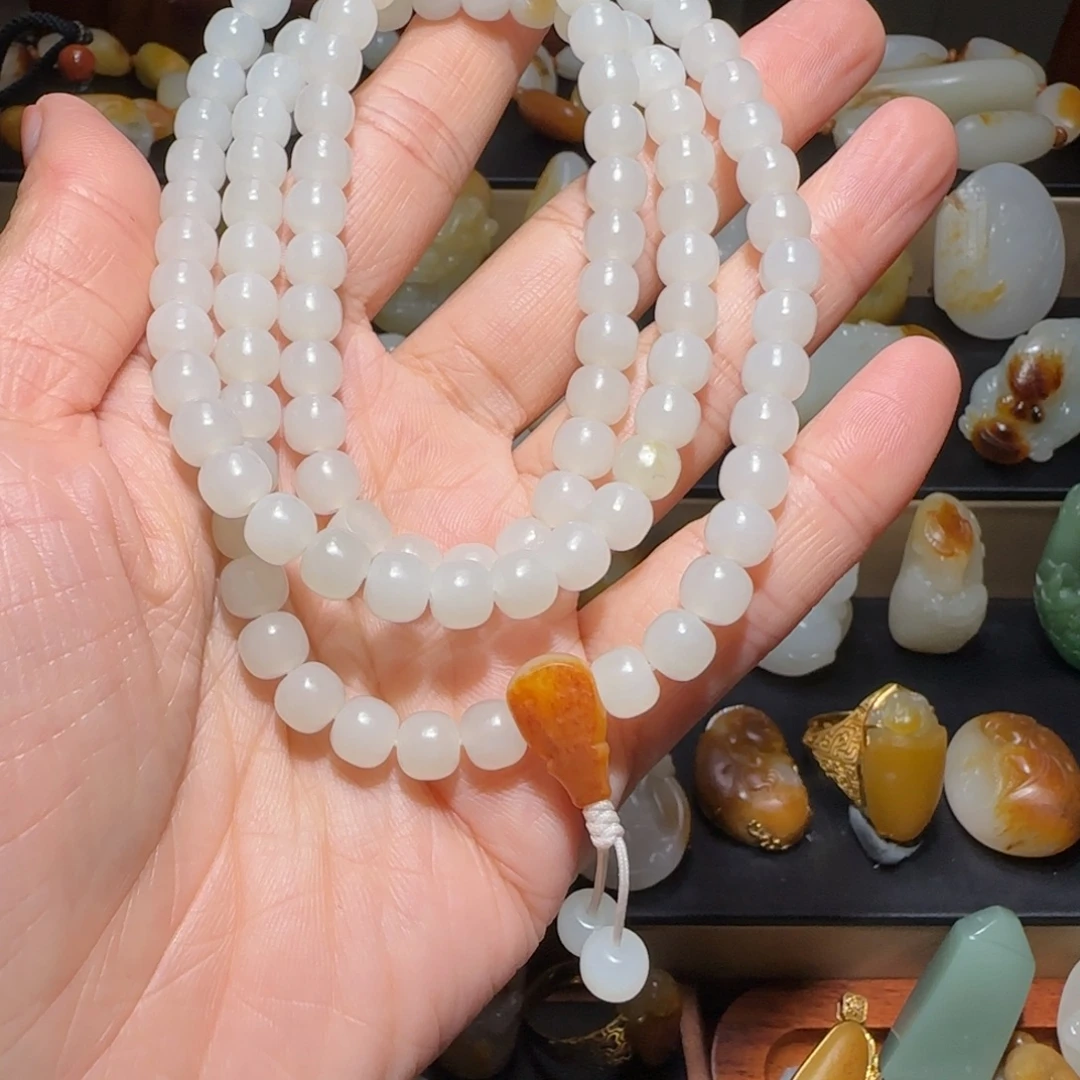 独***心和田玉未镶嵌手链