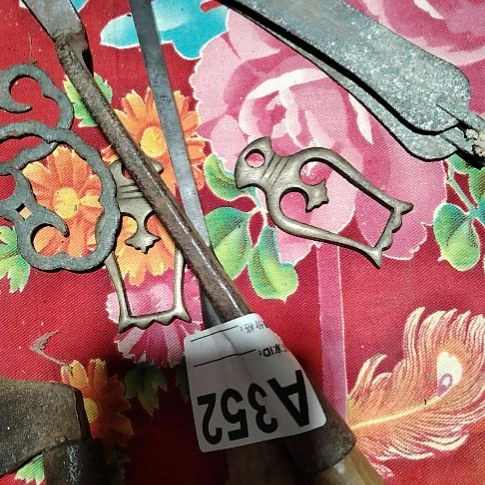 鄱***湖民俗物件铁器摆件