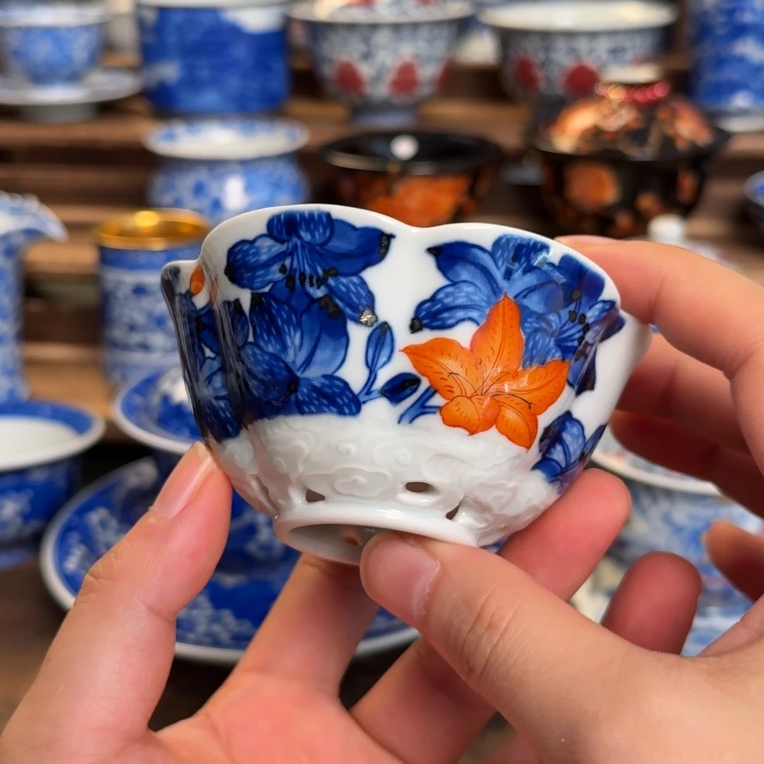 纯手工手绘陶瓷茶具