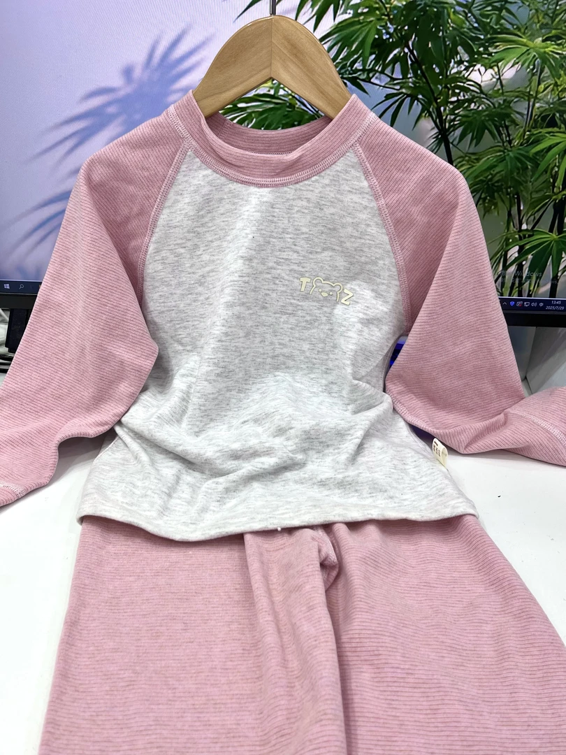 天泽直播间新人福利-2025秋冬新款玉兰枝德绒整套童装