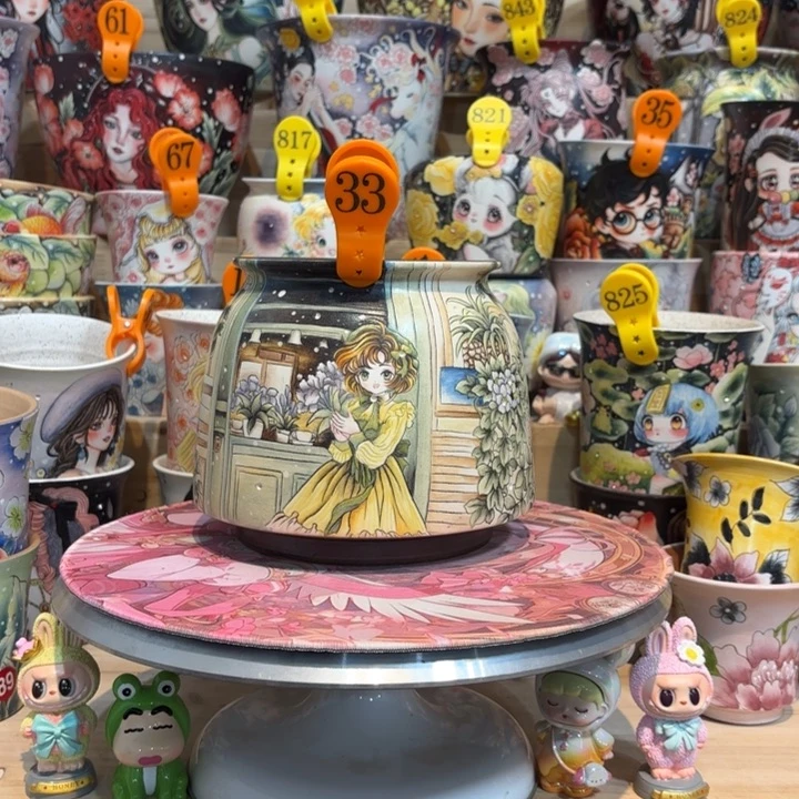 景德镇手绘花盆陶瓷13/14