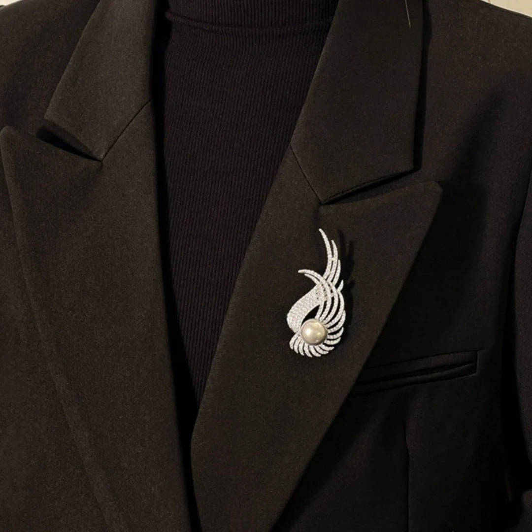 铜合金胸针 【朵韩推荐】-天使之翼胸针