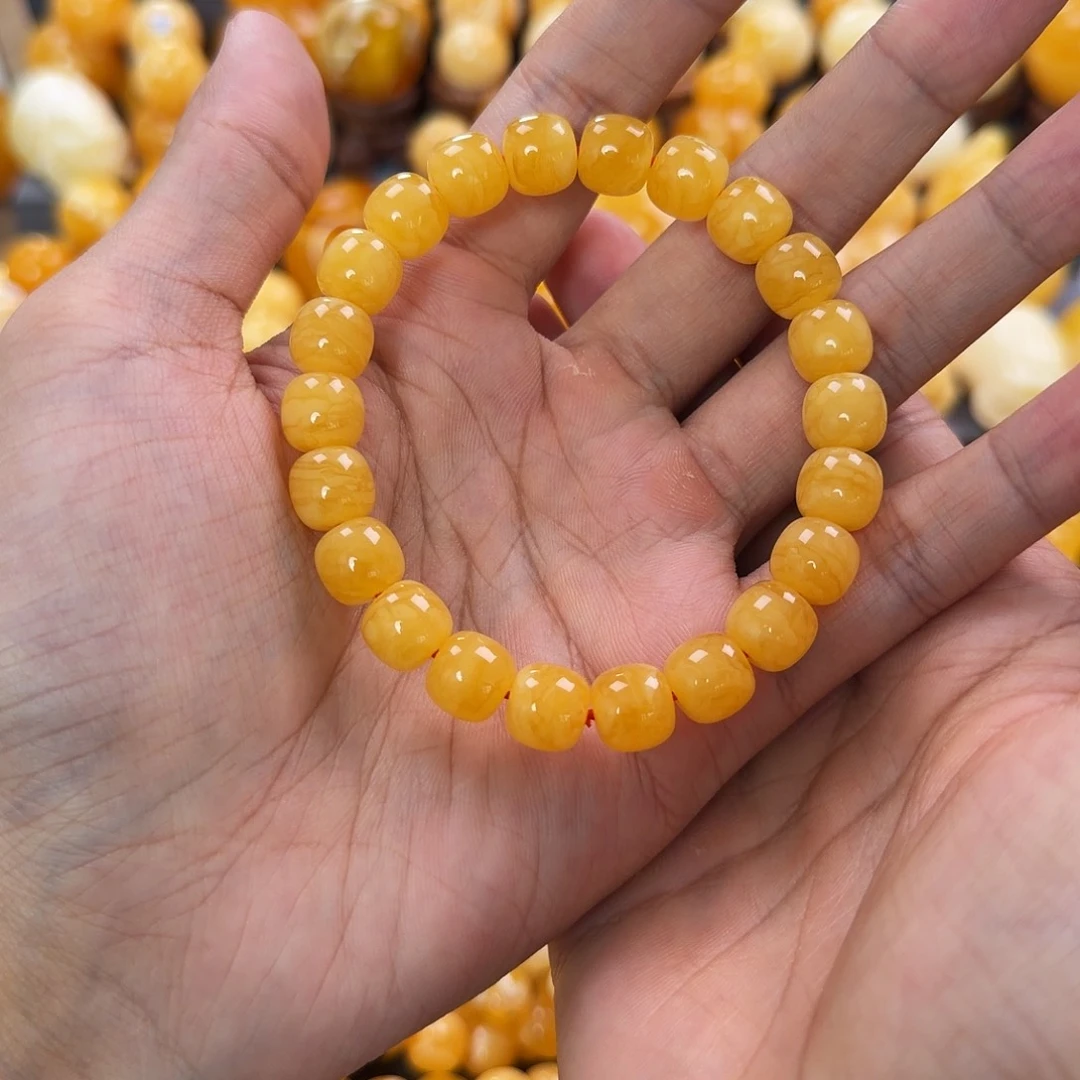 琥珀未镶嵌珠宝奇石10mm同料