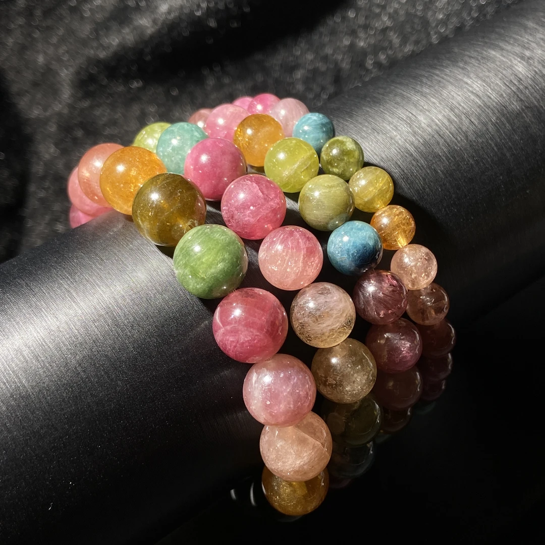 【星浩珠宝】碧玺手串24-2T144H372【多样性发一件】7mm-10mm可选