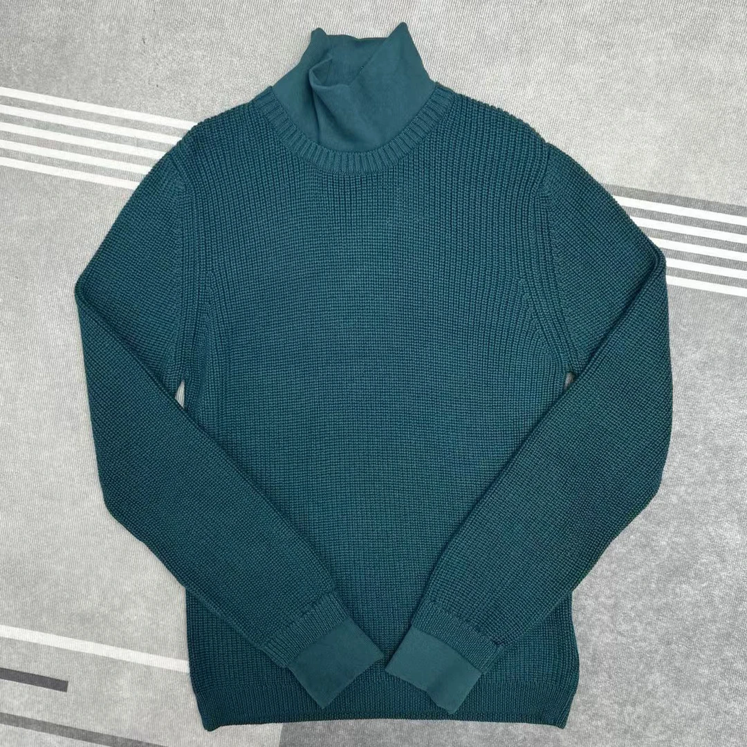 未使用 EMPORIO ARMANI/安普里奥·阿玛尼 男士毛衣羊毛衫高领纯色