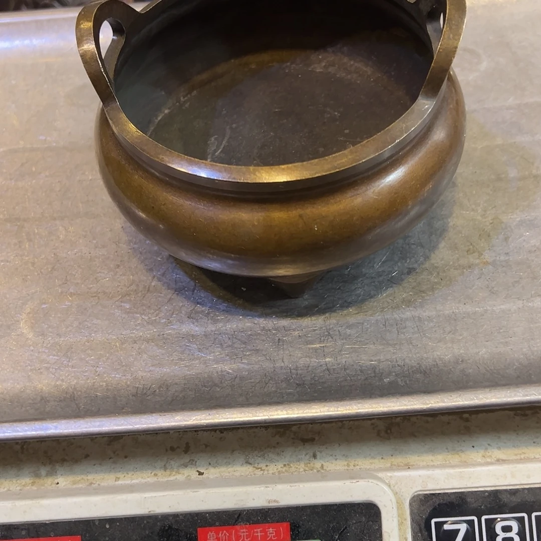 黄铜摆件，文房摆件