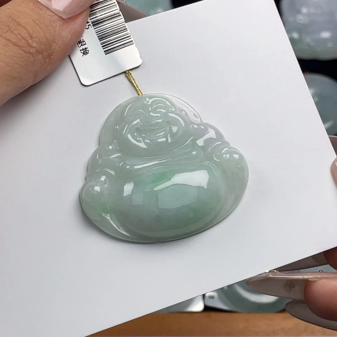 颈饰未镶嵌翡翠佛公