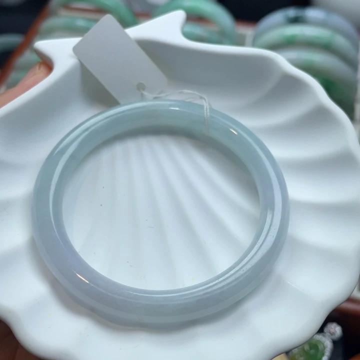 翡翠未镶嵌手镯翡翠手镯53.6圈口