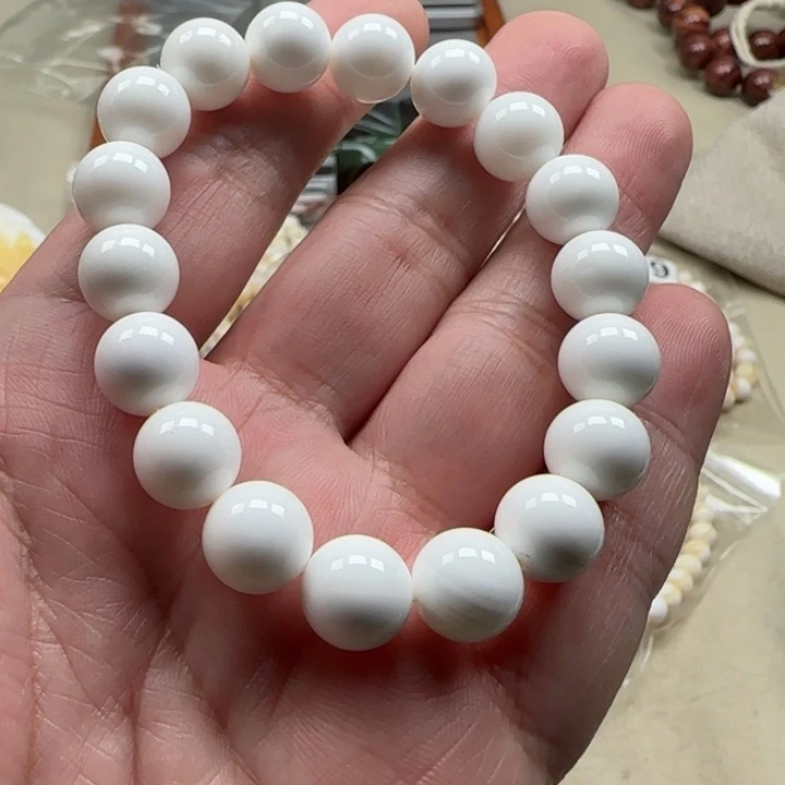 白玉菩提吊坠白色312