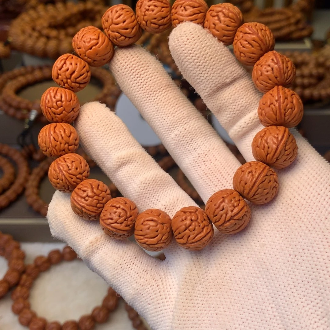 手串桃核秦岭龙纹