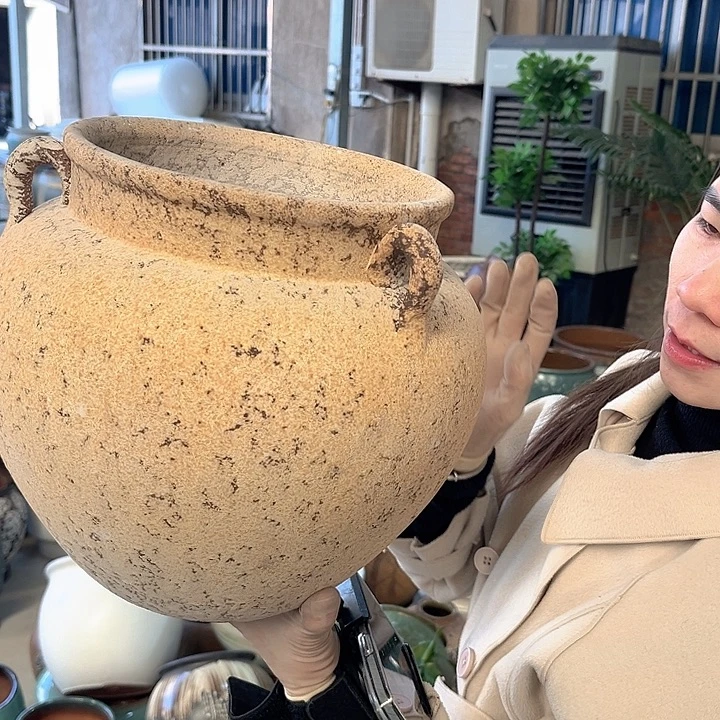 正品口21高26花盆……