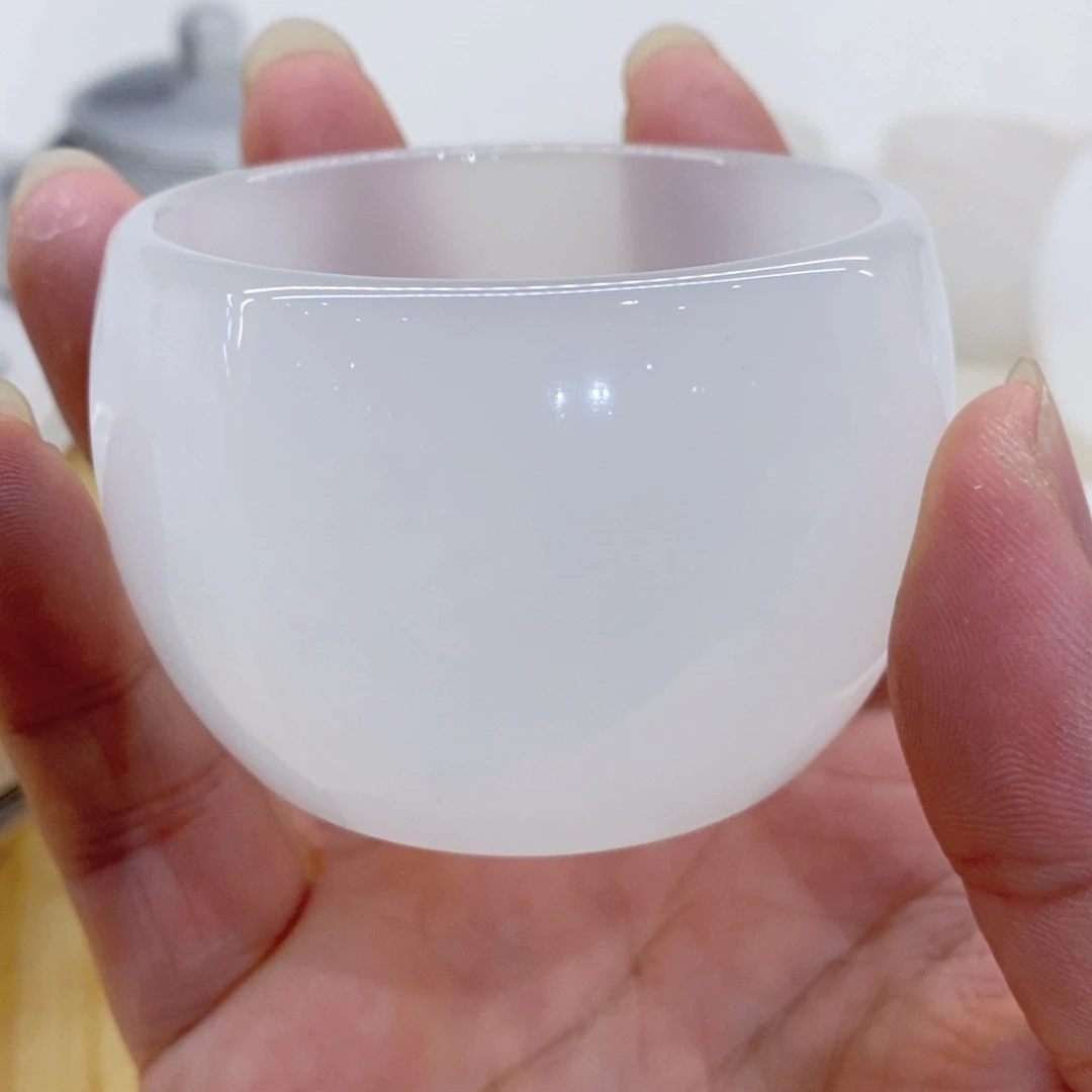 白玉琉璃客杯客杯