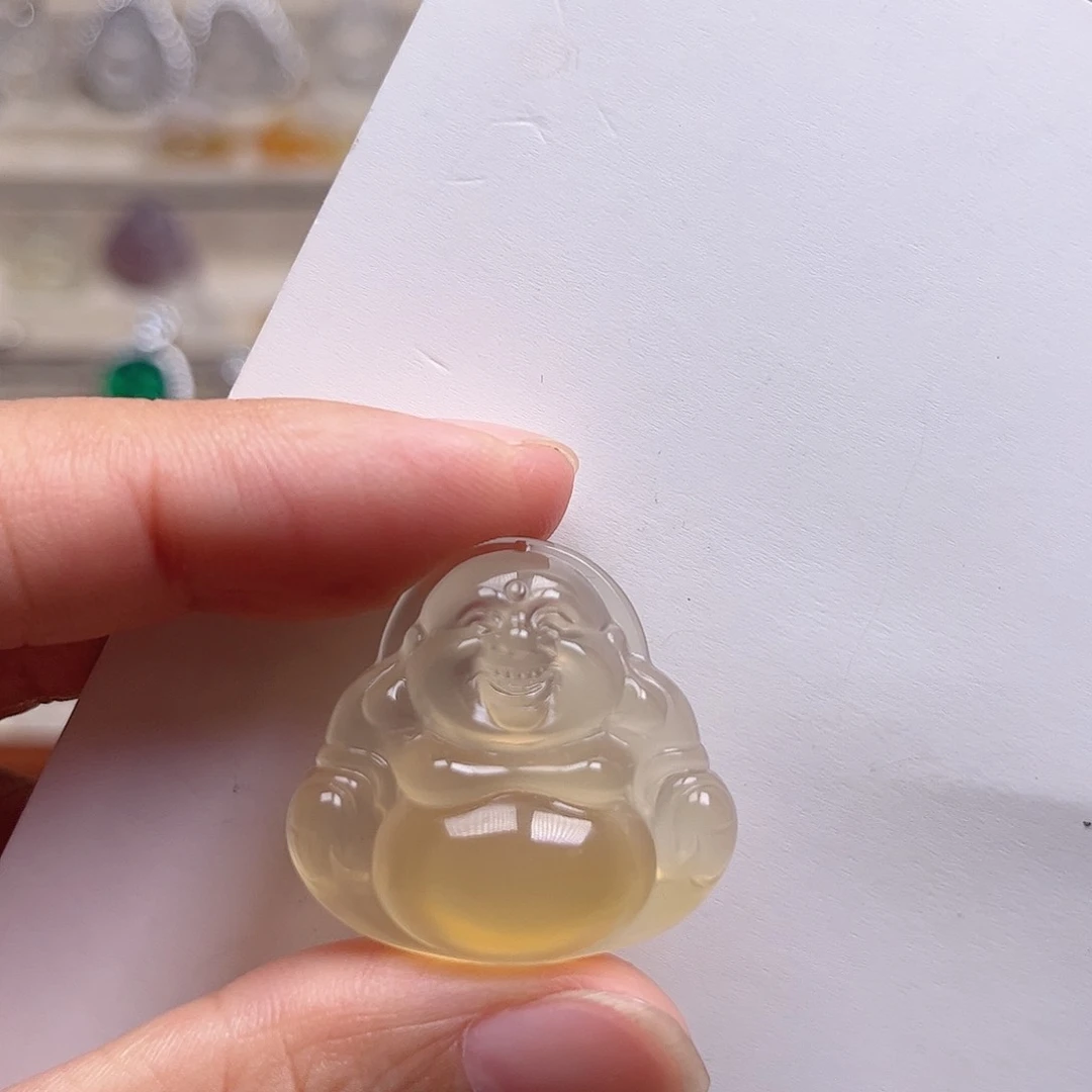 6***ᓗ玛瑙/玉髓颈饰未镶嵌