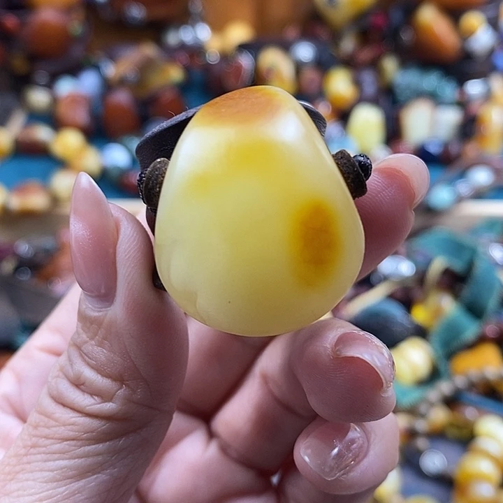 蜜蜡未镶嵌戒指戒指