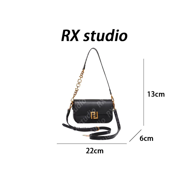 【南沙瑞熙】GQ-24872-黑色RAIN.CUN轻奢小众时尚女士包