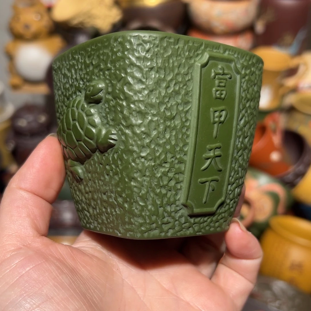 紫砂茶杯宜兴紫砂主人杯
