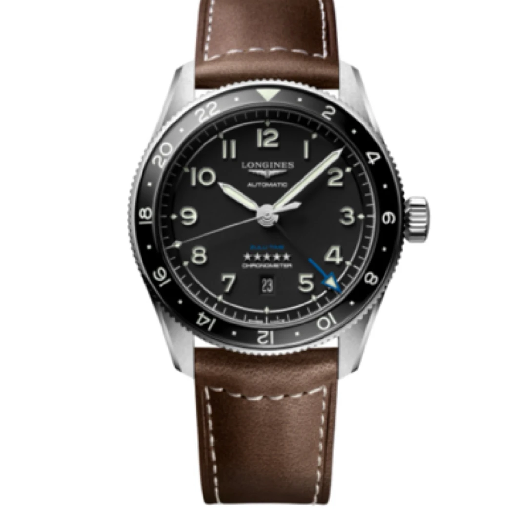 95新 Longines/浪琴 亚虎2/先行者812/男士运动腕表/防水/名表