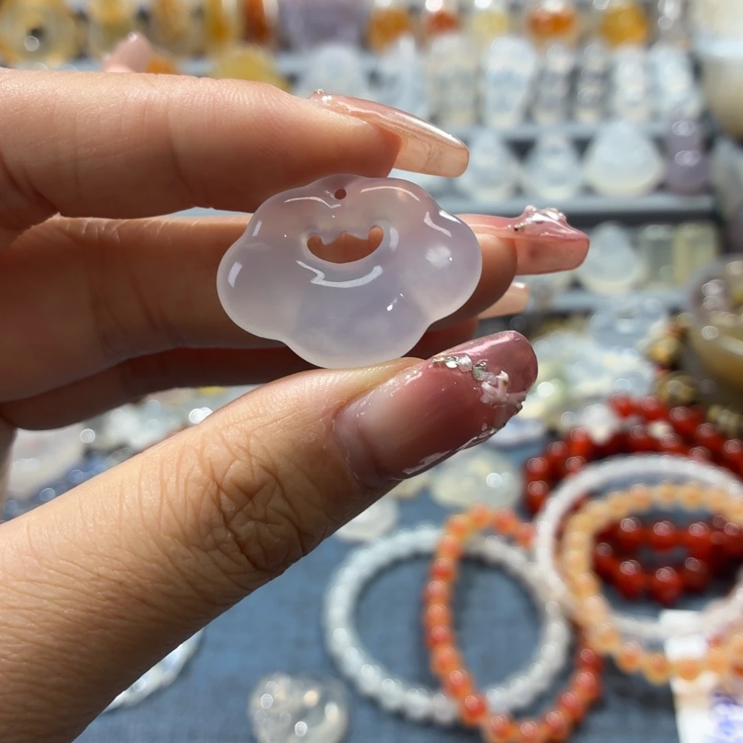 玛瑙/玉髓未镶嵌吊坠(不含链)