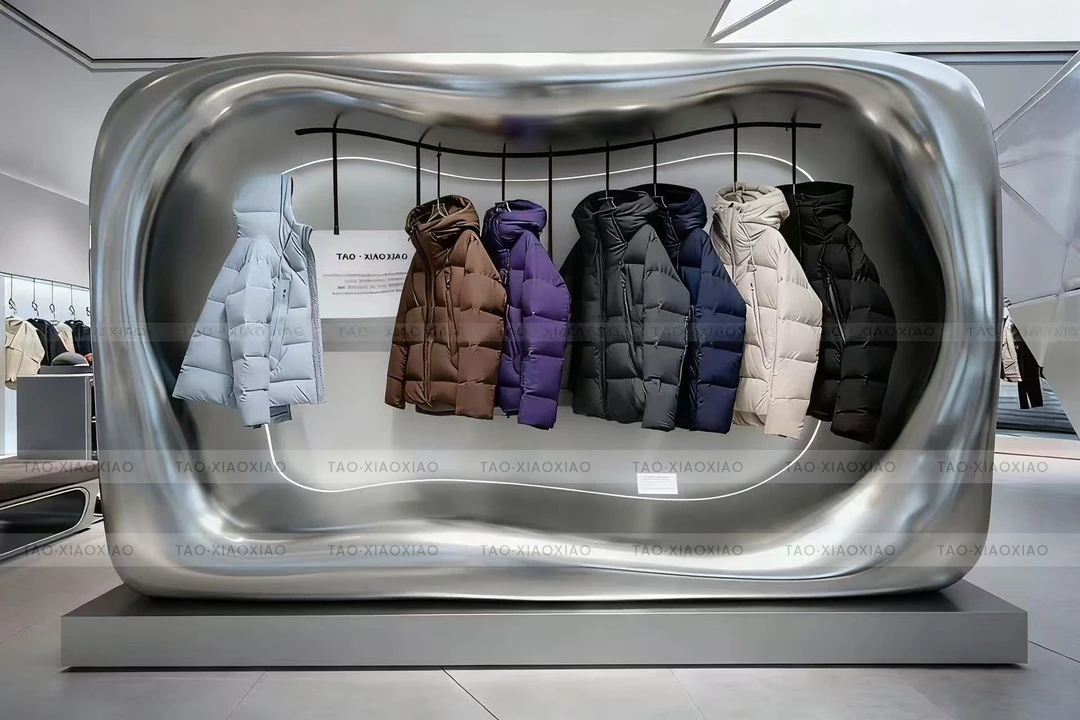 TAO • XIAO XIAO/迪加！男女同款双门襟双拉链百搭保暖羽绒服90绒