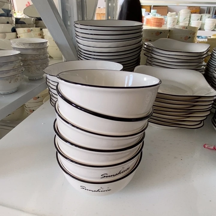 瓷六个米饭碗 福利活动不退不换