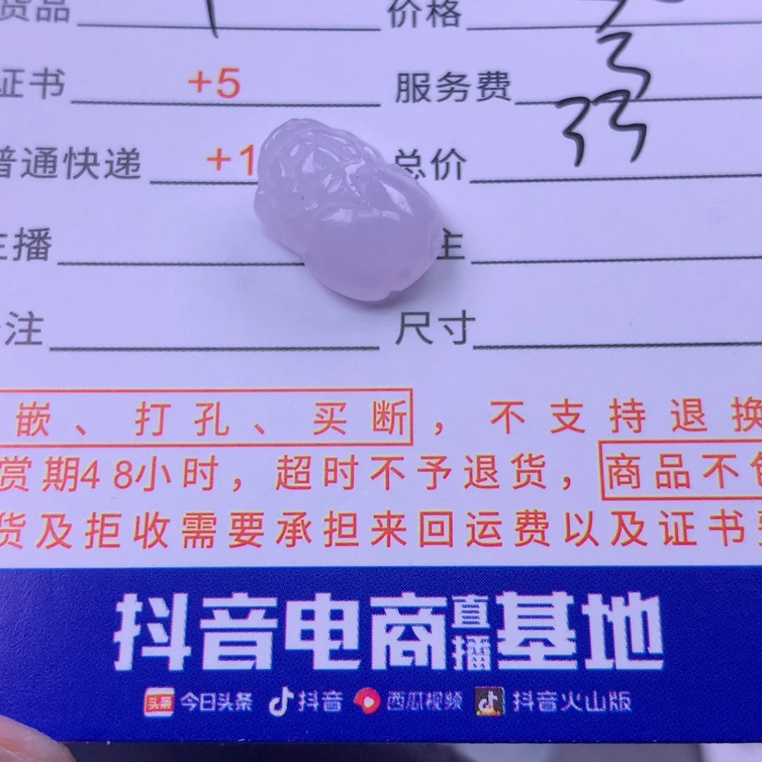 翡翠颈饰未镶嵌Y****011111