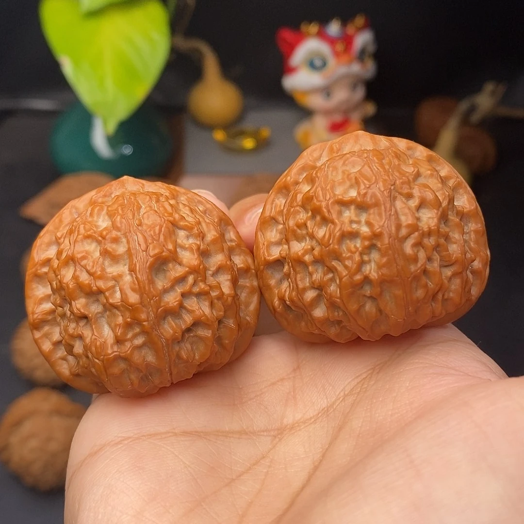 把件文玩核桃金麒麟全品42