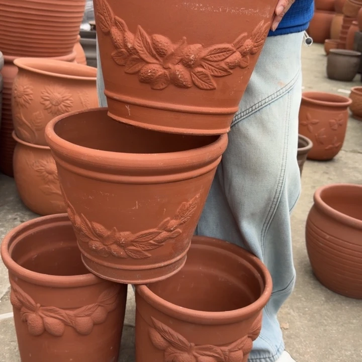 花盆紫砂口30高25口25高31发四只