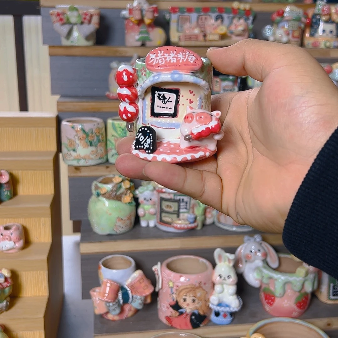 *****老梧家的手工多肉花盆