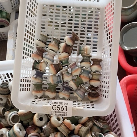 紫砂花盆561微瑕品口径1到2左右