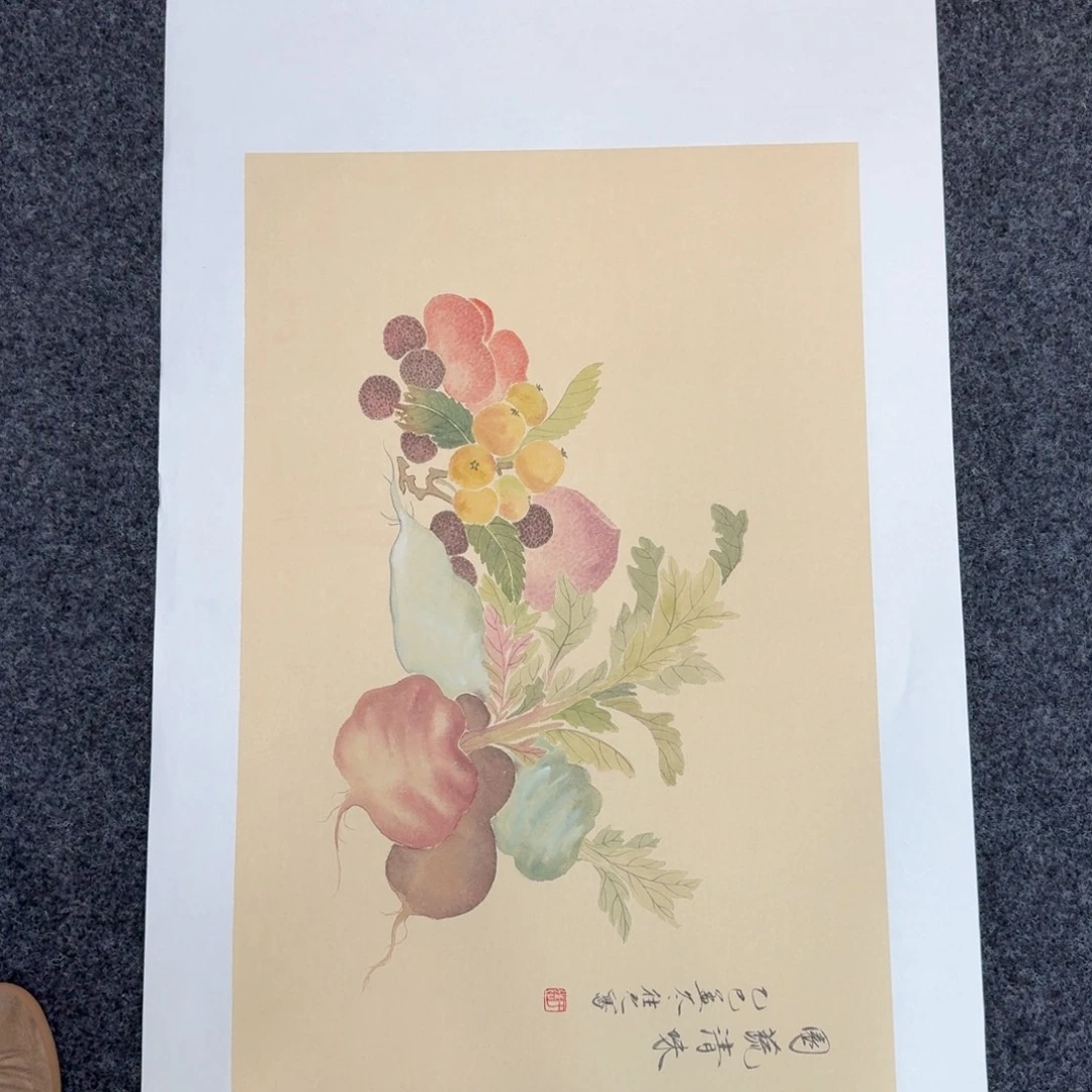 国画纯手绘山水花鸟作品