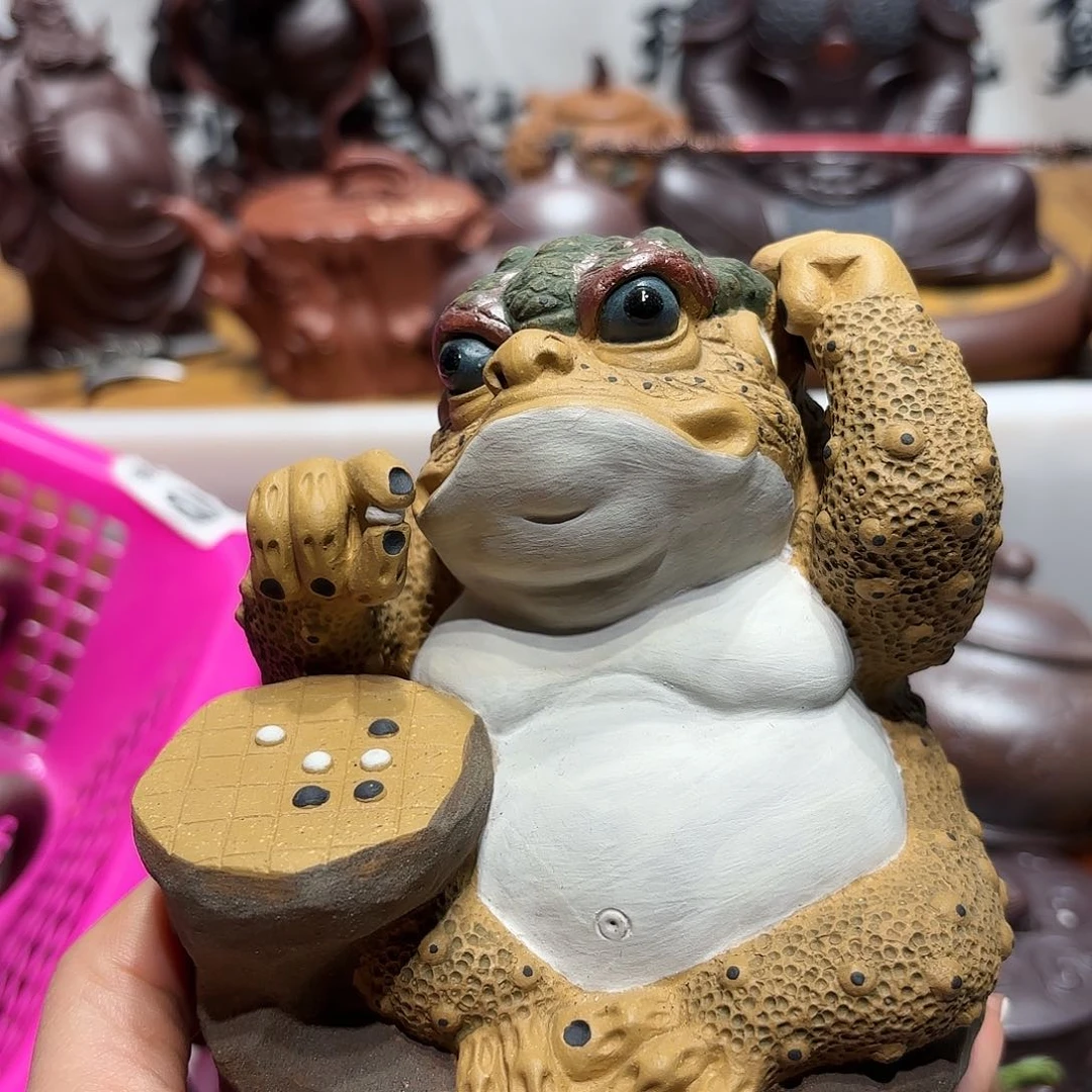紫砂茶宠微瑕尾货听清再拍