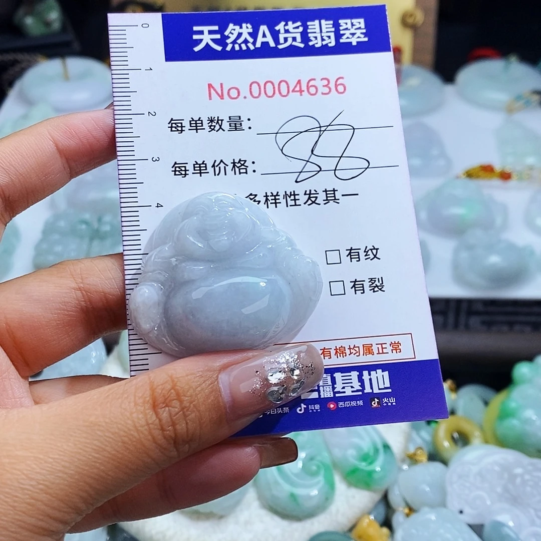 翡翠未镶嵌毛衣链4636