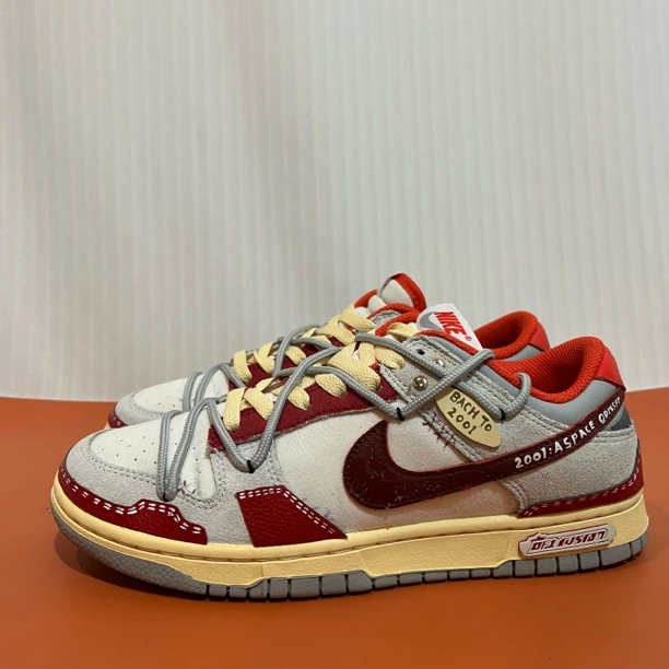 40.5码 dunk红白灰 二手无原盒 95新