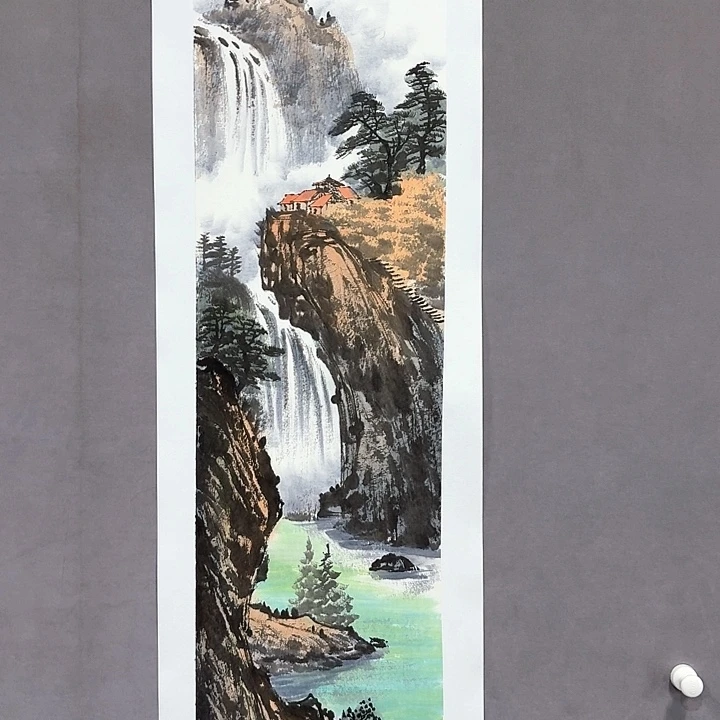 国画亲笔手绘放心去藏