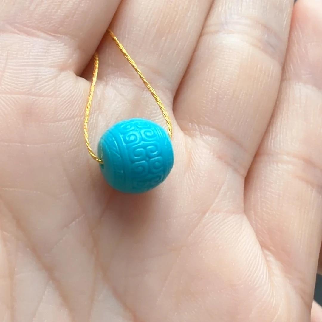 绿松石未镶嵌颈饰