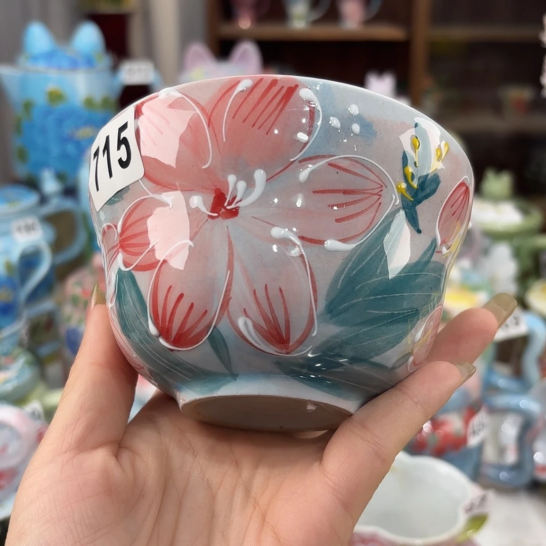 景德镇手绘高温釉下彩陶瓷茶具