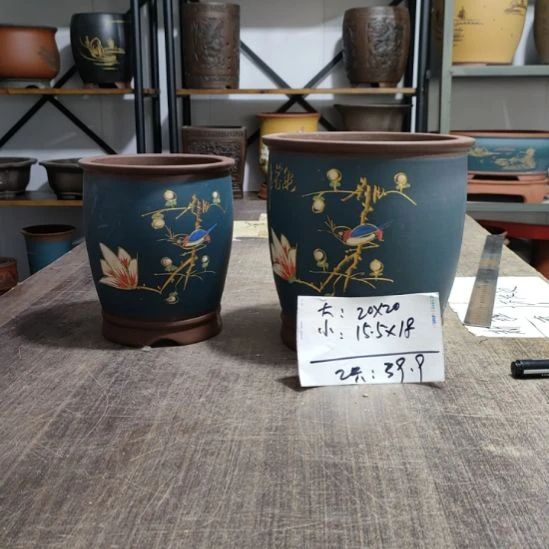 紫砂花盆花盆尾货清仓