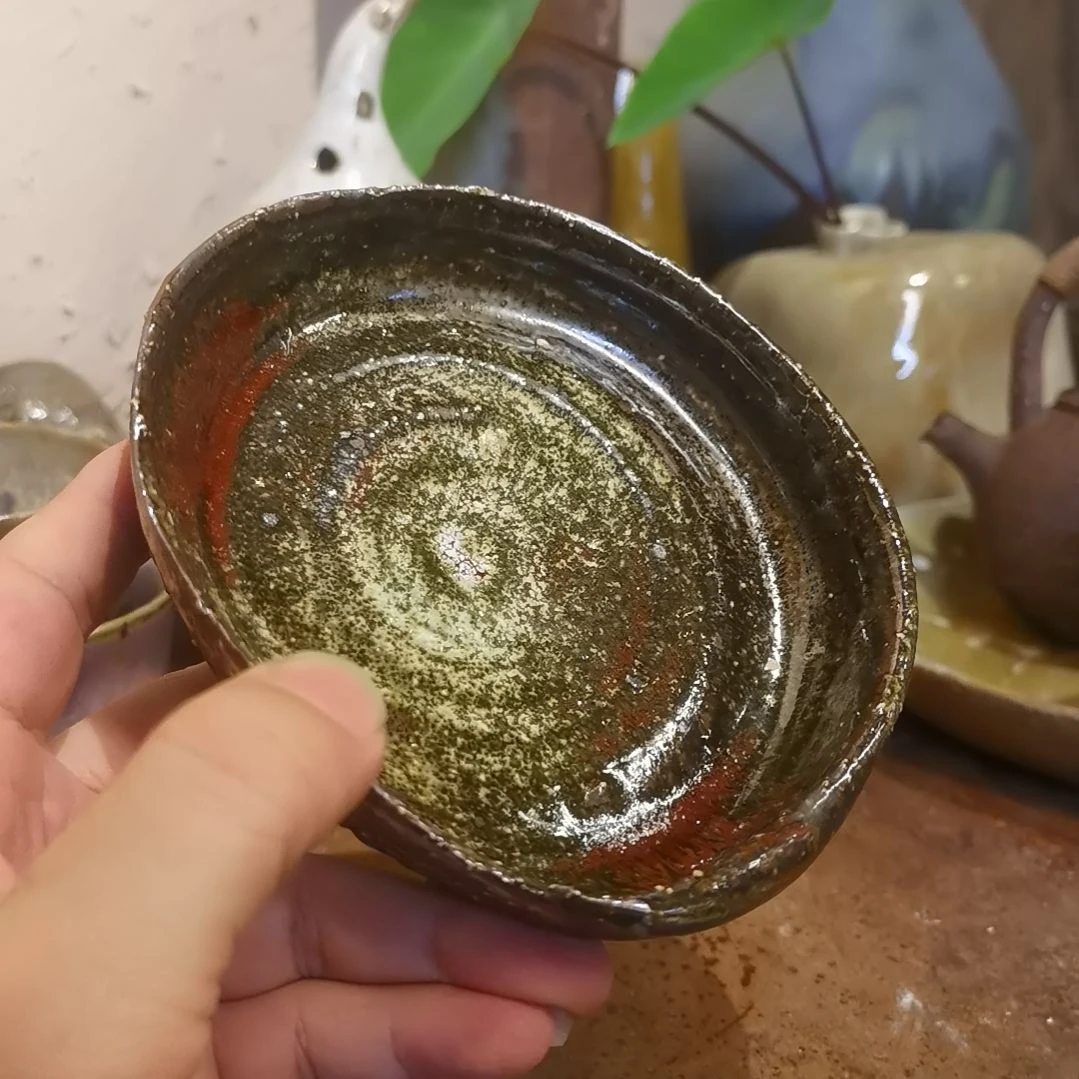 盘手工高温原矿窑变