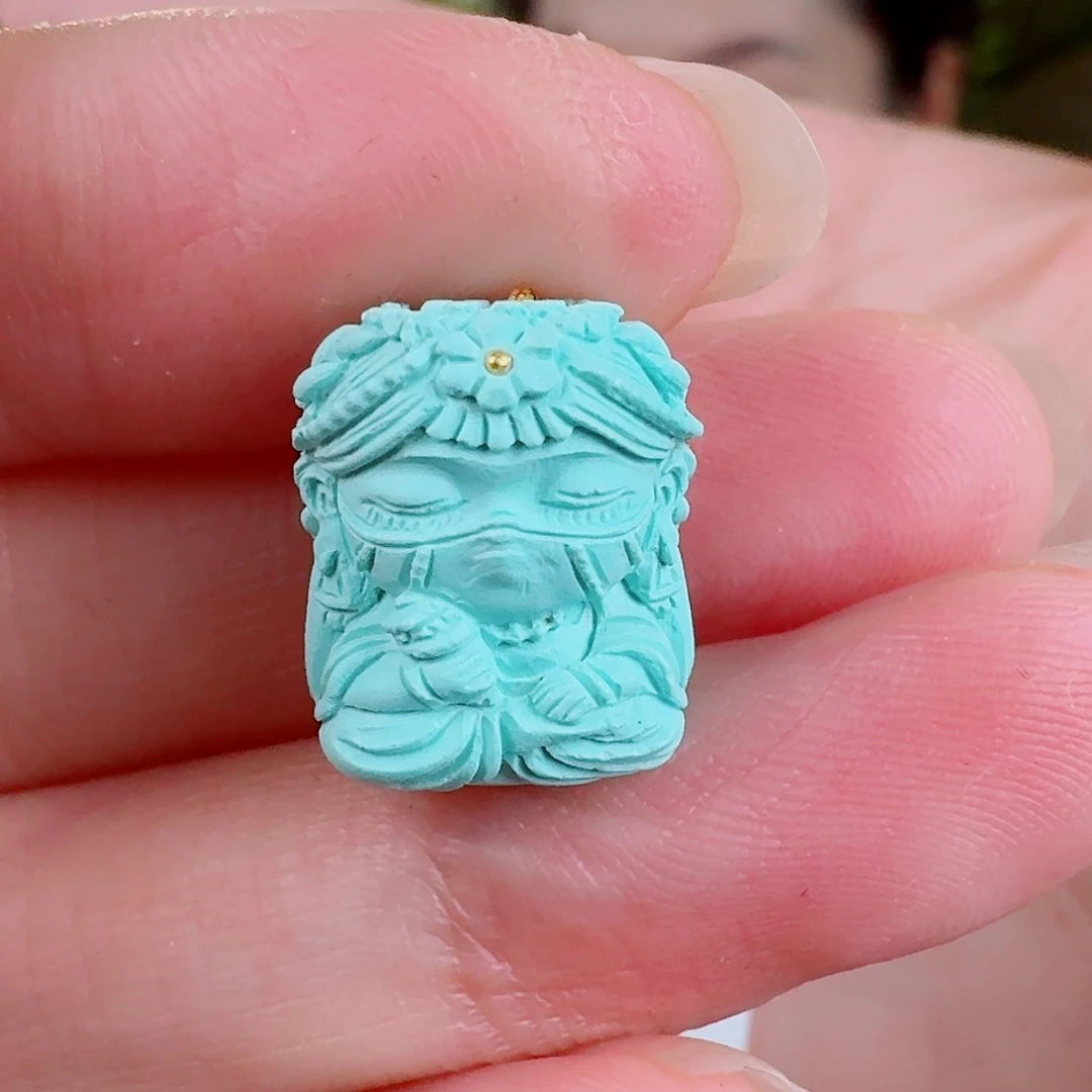 绿松石珠宝奇石未镶嵌
