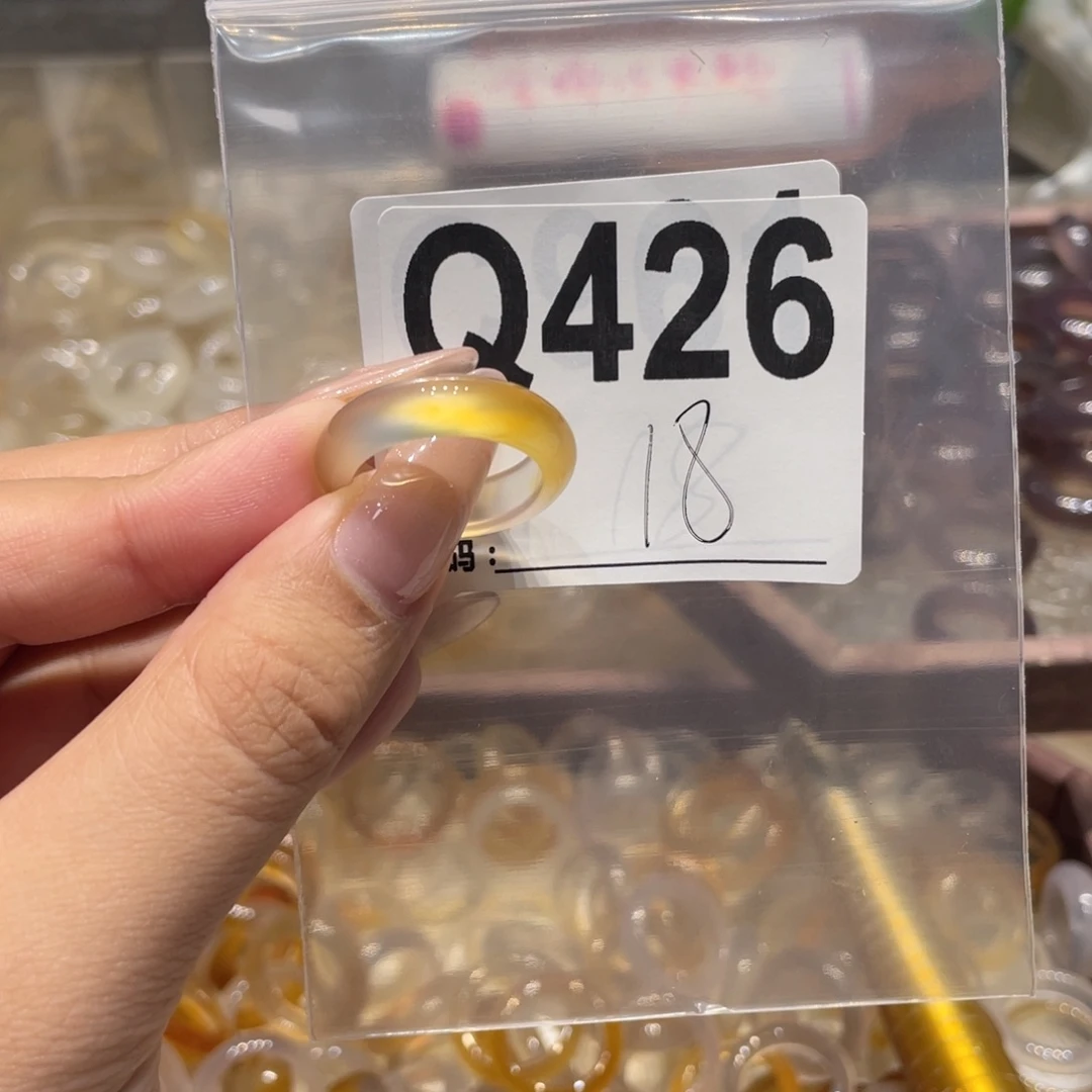 玛瑙/玉髓未镶嵌戒指426
