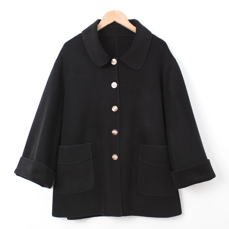 羊毛女士大衣保暖气质百搭秋冬新款外套BB788宽松时尚舒适