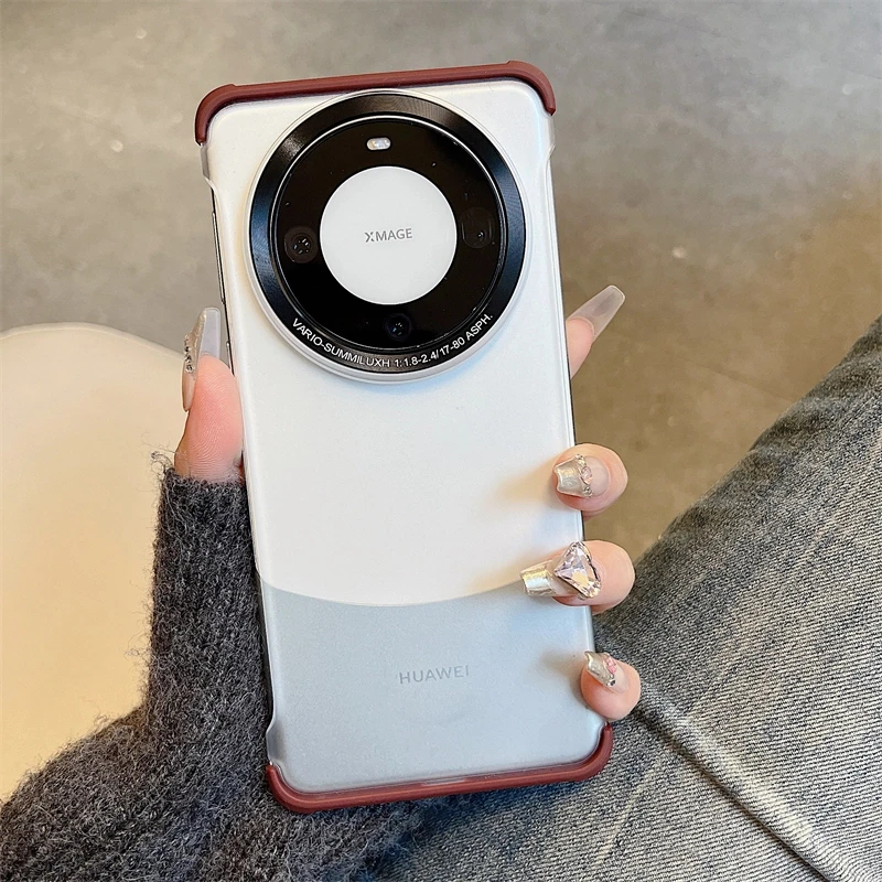 适用无边框华为mate70pro+手机壳高级感mate60磨砂mate50/40pro